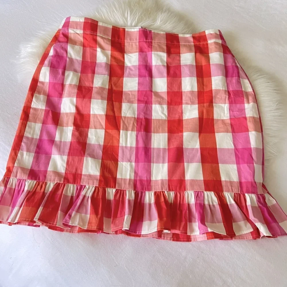 J.Crew ruffle mini skirt